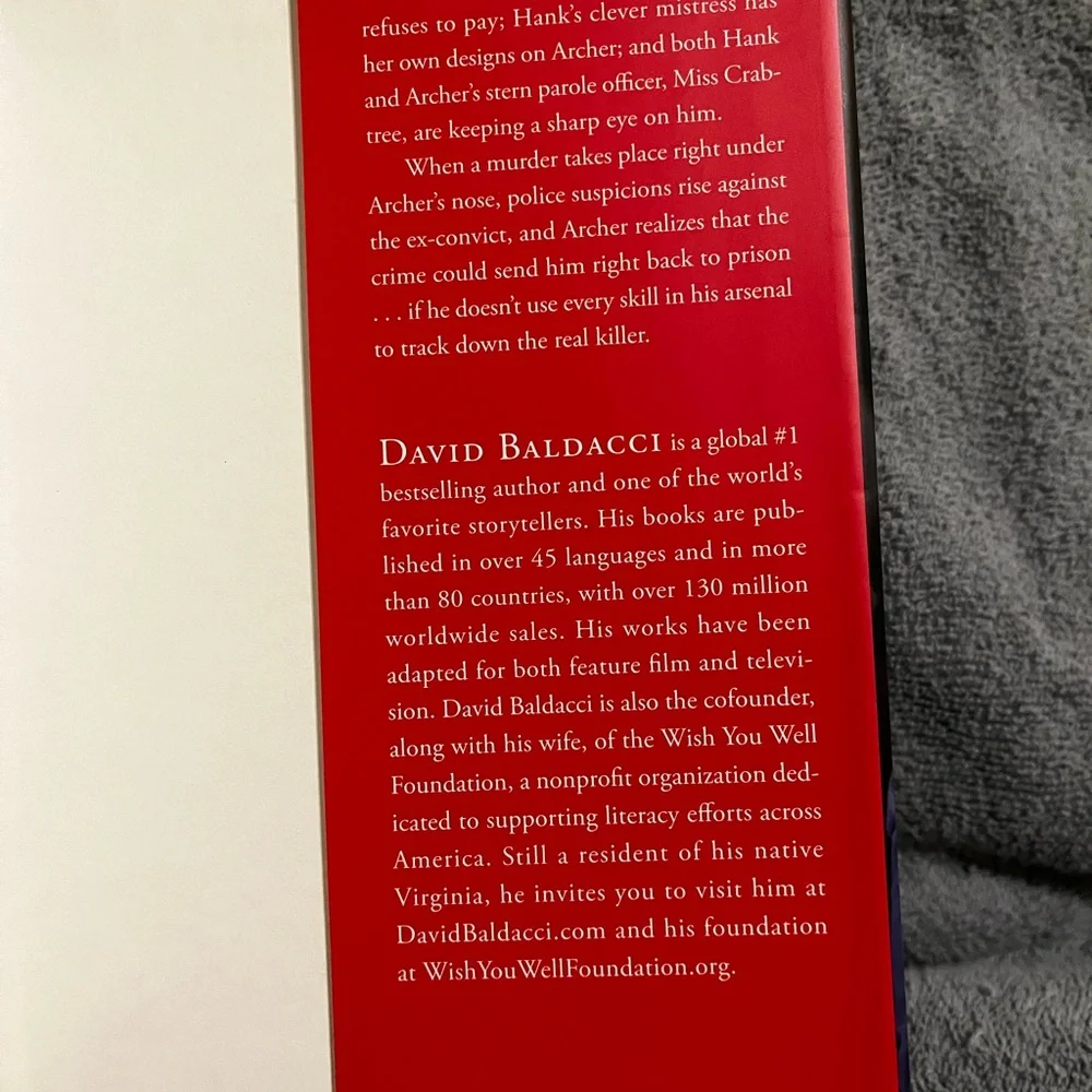 David Baldacci Hardcover Book Set - The Edge, One Good Deed,  Daylight